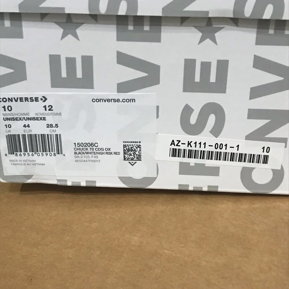 Converse CDG Brand New Sneakers - Picture 5 of 5